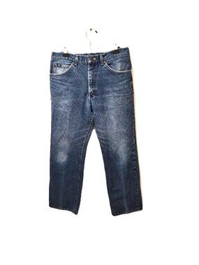 VTG 80s Lee USA Jeans 36x30 – Faded Denim Straight Leg Workwear Normcore Dad Fit